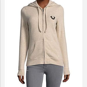 True Religion Zip Up Hoodie Medium